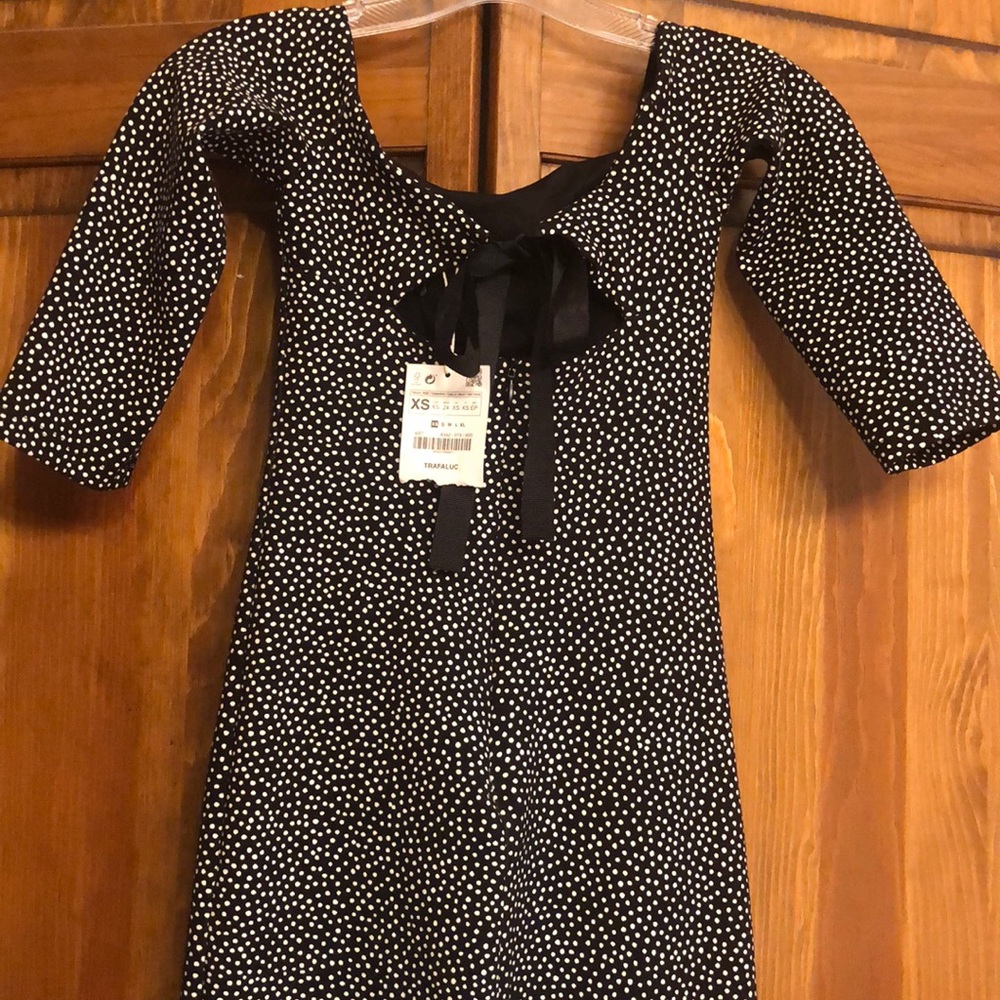 Zara trafaluc midi dress NWT